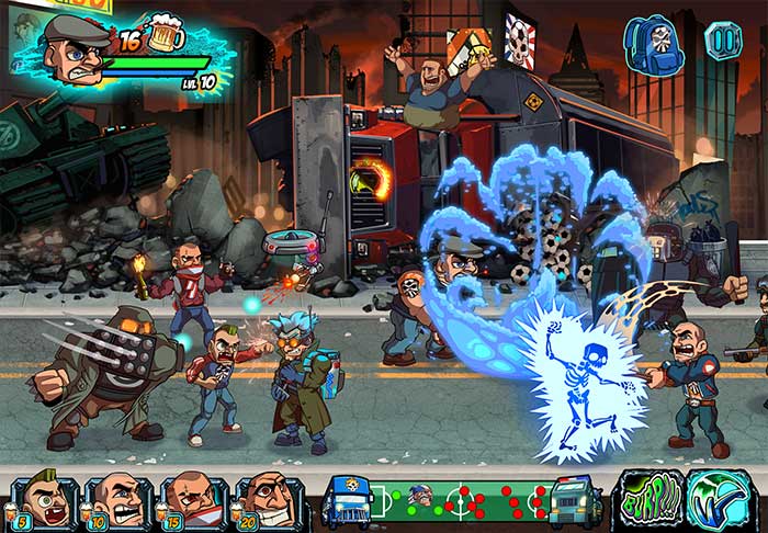 Hooligans Pc Gác bóng đá qua 1 bên và hóa thân Hooligans trong game mobile này