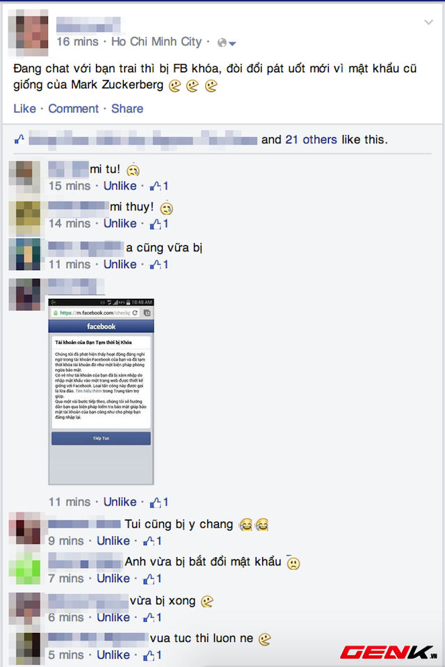 Facebook bất ngờ khóa hàng loạt tài khoản tại Việt Nam