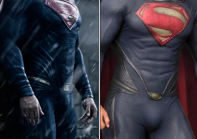 So sánh với phiên bản cũ của Superman trong Man of Steel