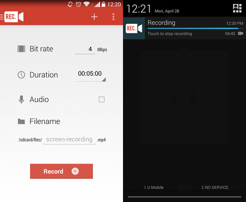 Các ứng dụng giúp ghi lại các thao tác trên màn hình Android