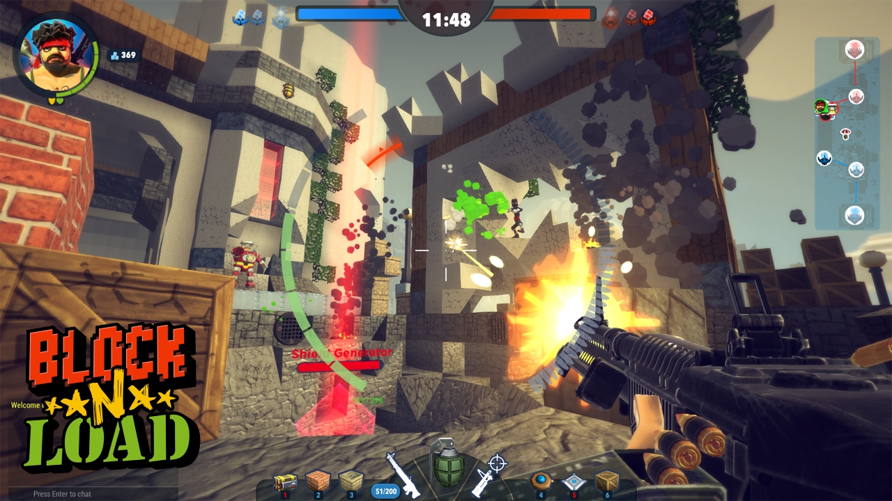 Đánh giá Block N Load Game bắn súng phong cách "Minecraft"