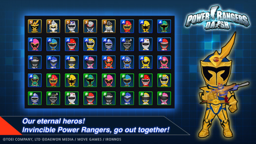 Power Rangers Dash - Đua tốc độ với anh em siêu nhân