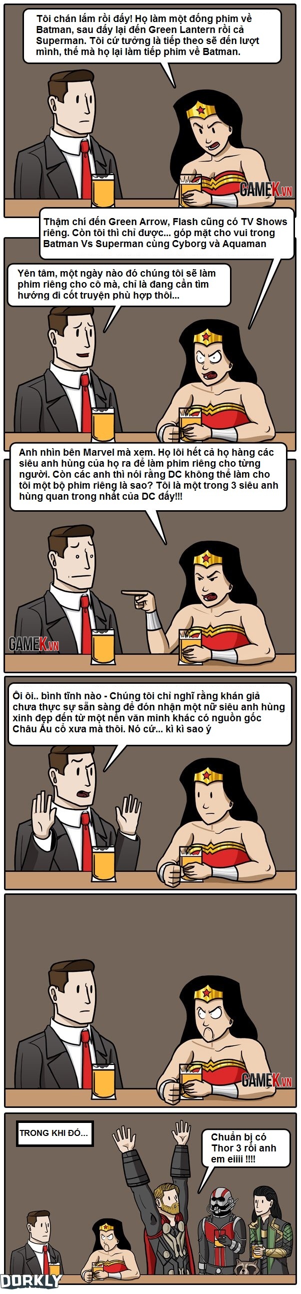 Truyện tranh hài - Nỗi khổ tâm của Wonder Woman