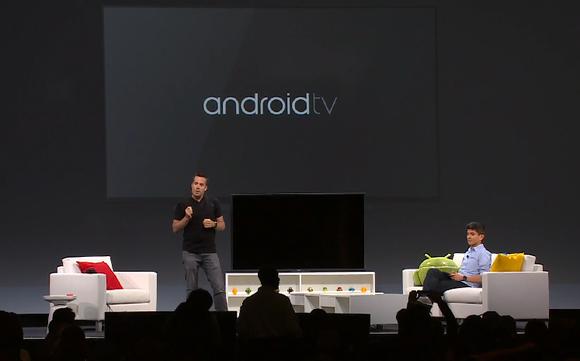 Dave Burke, giám đốc kỹ thuật cho Android, nói về TV Android tại Google I / O vào tháng trước.