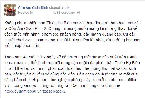 Cửu Âm Chân Kinh 2 tại Việt Nam sẽ có gì hay