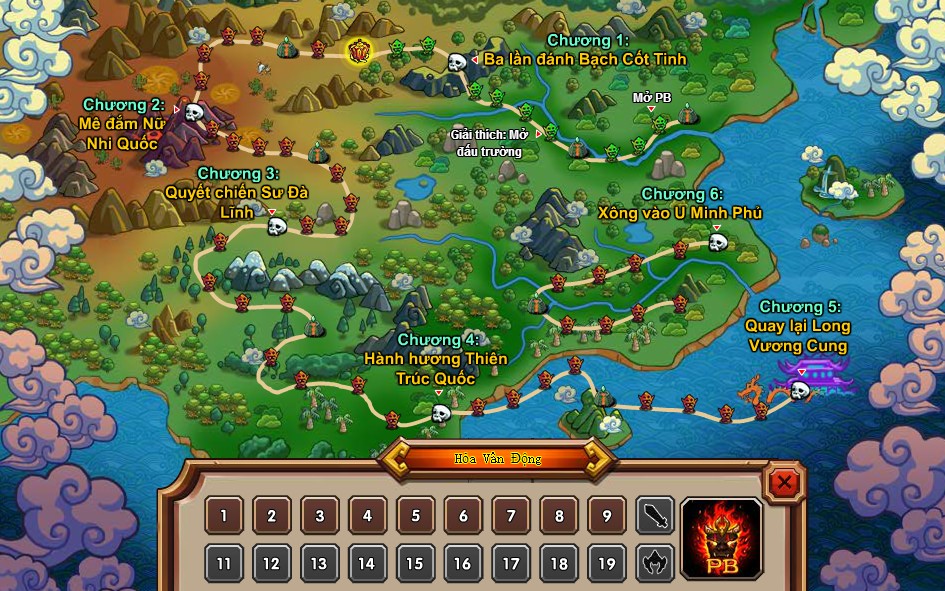 Hệ thống MAP trong game