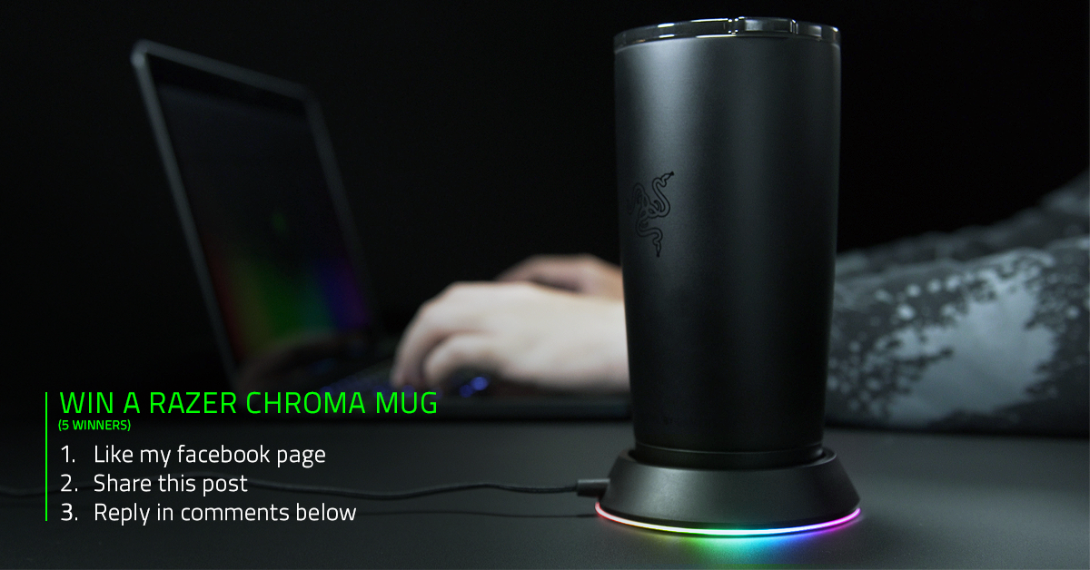 Razer sản xuất cả cốc nước cho game thủ, đèn LED RGB, chỉ có 1337 chiếc ...