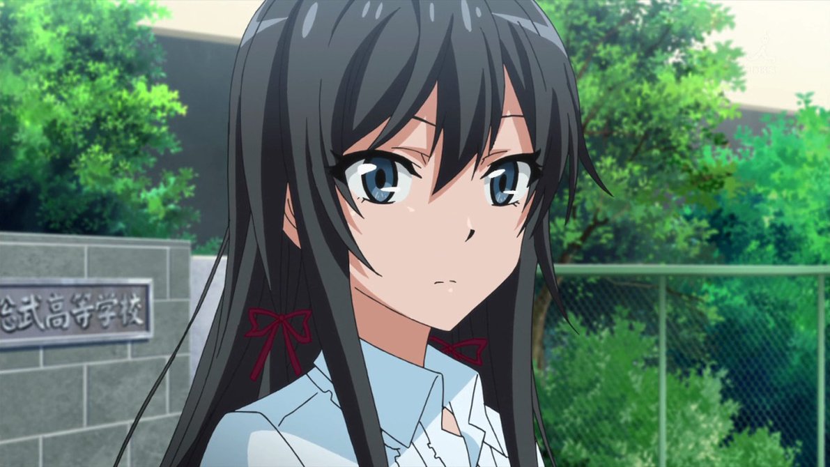 Hình ảnh anime tóc đen đẹp đơn giản thuần chất nhất