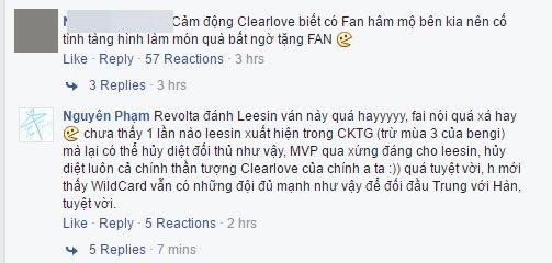 
- Cảm động Clearlove biết có fan hâm mộ bên kia nên cố tình tàng hình làm món ngờ bất ngờ tặng Fan
