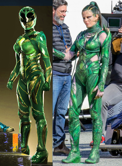
Sự giống nhau giữa trang phục của Rita và của nhóm Power Rangers
