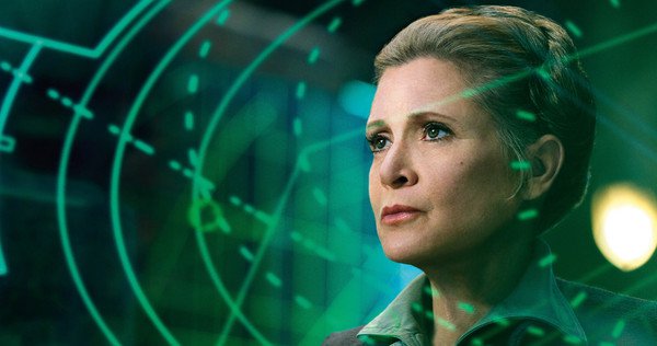 
Carrie Fisher trong Star Wars VII.
