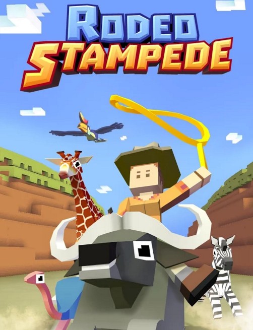 Rodeo Stampede - Game vượt chướng ngại vật trên lưng…động vật hoang dã