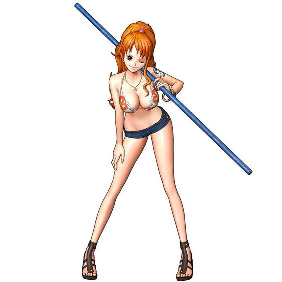 
1. Hoa tiêu Nami - nữ hải tặc sexy nhất trong trong One Piece.
