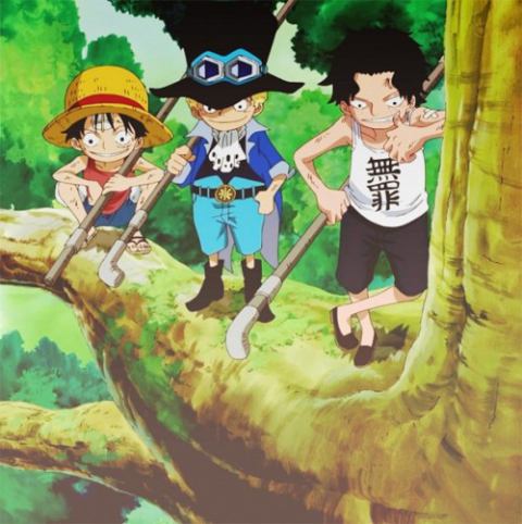 One Piece: Loạt ảnh chứng minh tình cảm thiêng liêng giữa 3 anh em ...