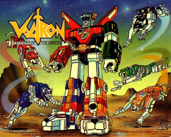 
Voltron từng là tượng đài của hoạt hình Mỹ vào những năm 80
