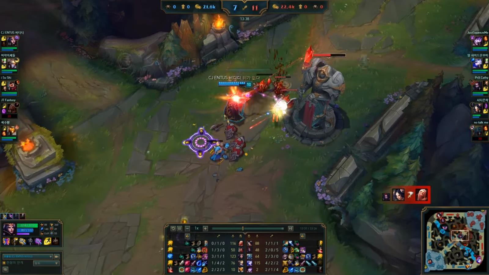  Đấu với Fizz ném càng nhiều trói càng tốt. 