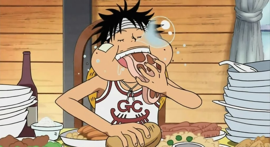 Nếu bạn là người đam mê ẩm thực và cũng là fan của One Piece, thì ảnh Luffy ăn là thứ bạn không nên bỏ qua. Luffy không chỉ là một vị hoàng đế của biển cả, mà còn là một foodie đích thực.