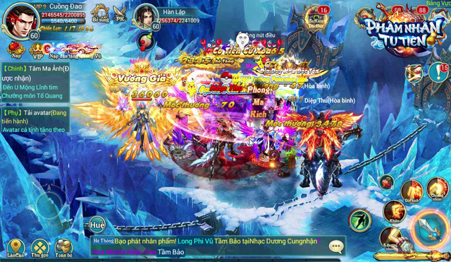 
Tựa game Phàm Nhân Tu Tiên sở hữu hệ thống boss ngũ hành rất đặc sắc
