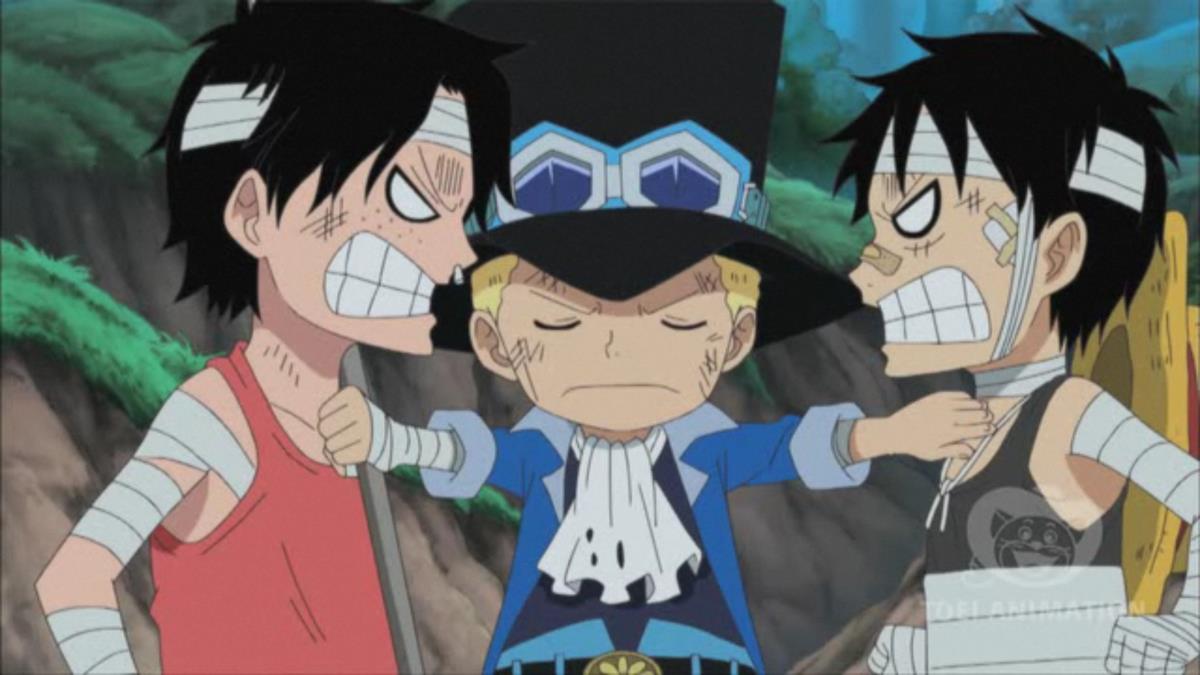 One Piece: Loạt ảnh chứng minh tình cảm thiêng liêng giữa 3 anh em ...