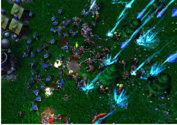 
Phép thuật Blizzard trong Warcraft 3.
