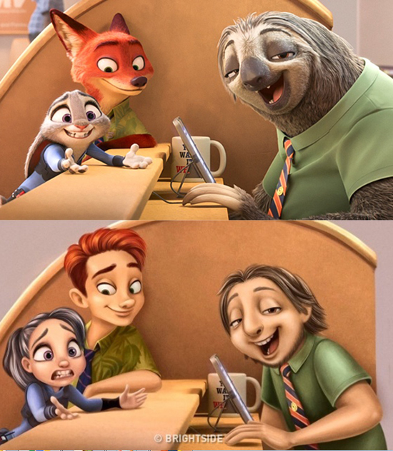 
Bộ 3 lắm fan Judy, Nick và Flash của Zootopia khi biến thành người
