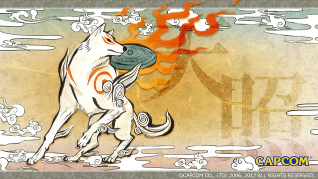 
Tạo hình nàng sói thần Amaterasu trong tựa game Okami
