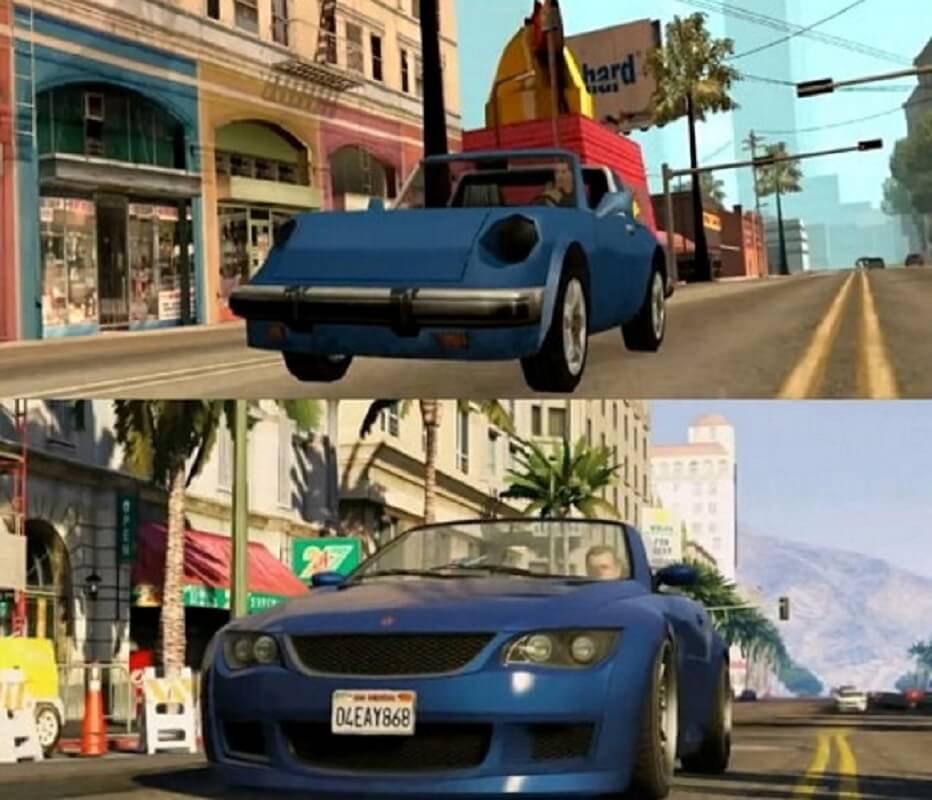 the difference between gta 5 and gta online