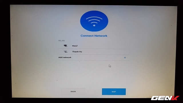 
Kết nối với mạng Wi-Fi.
