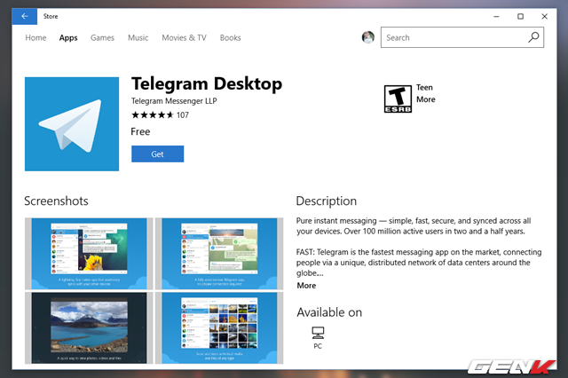 
Nếu bạn thường sử dụng Telegram để trò chuyện với bạn bè và đồng nghiệp thì hẳn bạn sẽ rất thích phiên bản dành cho Windows 10 này.
