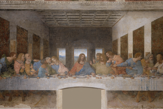 
Bức tranh Bữa tiệc cuối cùng của danh họa Leonardo da Vinci.
