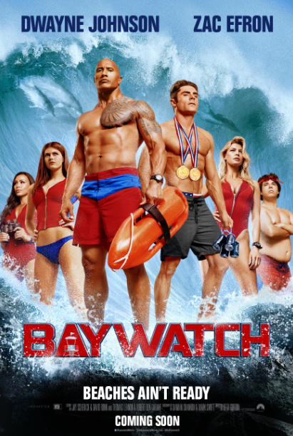 
Poster mới nhất của tác phẩm hành động – hài Baywatch Đội Cứu Hộ Bãi Biển
