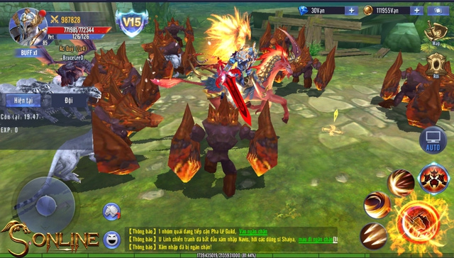 
S Online là tựa game hiếm hoi lấy đề tài high-fantasy vào thời điểm này
