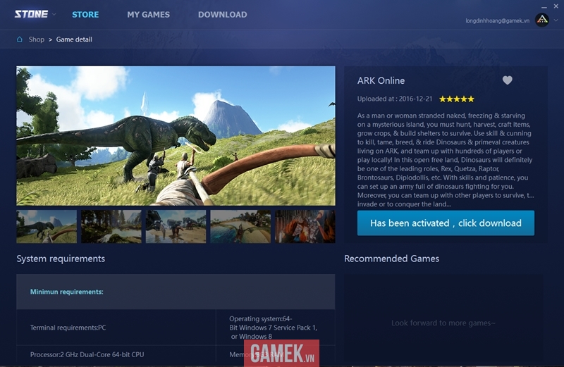 Trải nghiệm Ark: Survival Evolved Online - Game đã miễn phí lại còn dễ ...