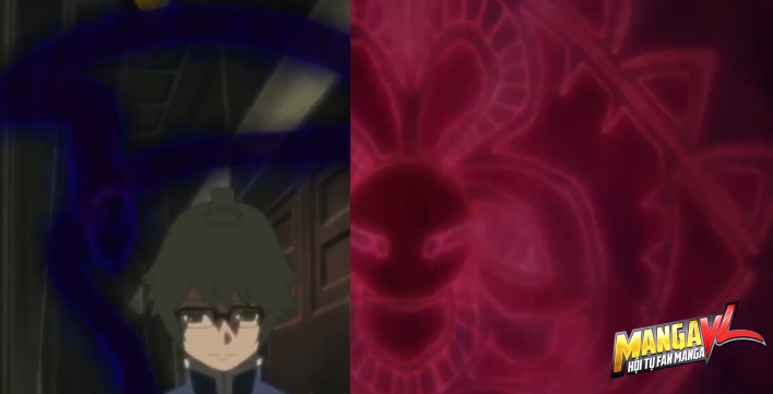  Denki bị một nguồn chakra hắc ám xâm nhập, đồng thời xuất hiện một loại ấn chú kỳ lạ. 