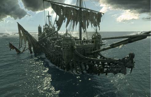 
Toàn bộ thủy thủ đoàn và con thuyền của thuyền trưởng Salazar đã bị biến thành những thây ma bất tử sau khi mắc kẹt ở khu vực Bermuda
