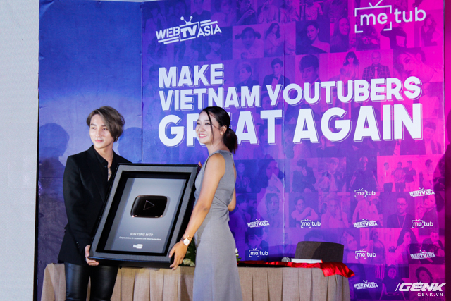 Sơn Tùng M-Tp Trở Thành Nghệ Sĩ Việt Nam Đầu Tiên Nhận Nút Vàng Youtube: 1  Triệu Người Theo Dõi