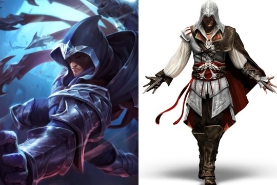 
Talon và Ezio Auditore da Firenze của Assassins Creed
