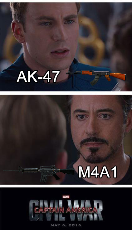 
Lựa chọn AK-47 hay M4A1 luôn là bài toán khó cho các game thủ DF của Đột Kích
