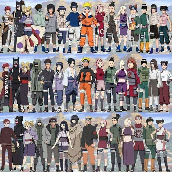 
Quá trình trưởng thành của các nhân vật trong Naruto khá thành công từ tính cách, ngoại hình cho đến sức mạnh.
