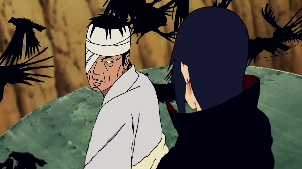  Ngay cả khi ở trong tổ chức Akatsuki, anh ta vẫn luôn tìm mọi cách để bảo vệ Sasuke. Bằng chứng là Itachi đã thâm nhập vào làng Lá sau cái chết của đệ Tam, mục đích thực sự không phải là bắt cóc Naruto - ninja đã bị phong ấn Cửu vĩ Hồ Ly mà là để nhắc nhở Danzo và 2 lão làng khác rằng anh vẫn còn sống, và họ không được hãm hại em trai của mình, Sasuke Uchiha. 