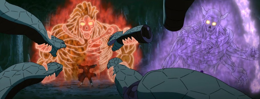  Cuối cùng, sau khi giải hoàn toàn phong ấn của Orochimaru trên cơ thể Sasuke và tiêu diệt hắn, Itachi đã tiến đến gần Sasuke với bộ dạng như là sẵn sàng lấy đi con mắt của Sasuke… 