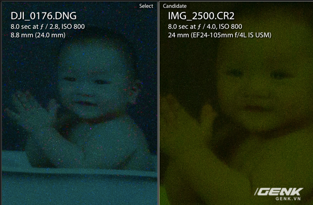 
Nghịch 1 chút, so sánh Phantom 4 Pro với Canon 7D sẽ thấy chân lý rằng trong nhiếp ảnh không có gì thay thế được kích thước cảm biến.
