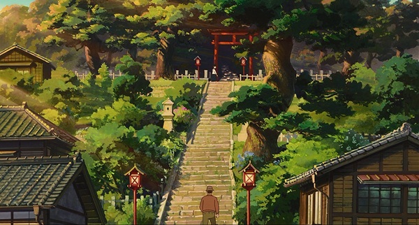 Thiên nhiên muôn màu đẹp đến nao lòng trong thế giới Ghibli