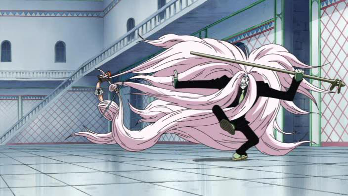  Kumadori là một thành viên của CP9 trong One Piece, sở hữu khả năng biến đổi các bộ phận trên cơ thể thành tóc. 