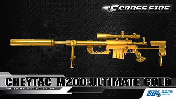 
Ultimate Gold là phiên bản Cheytac M200 được nhiều game thủ ưa thích nhất,nhưng không phải ai cũng sở hữu được
