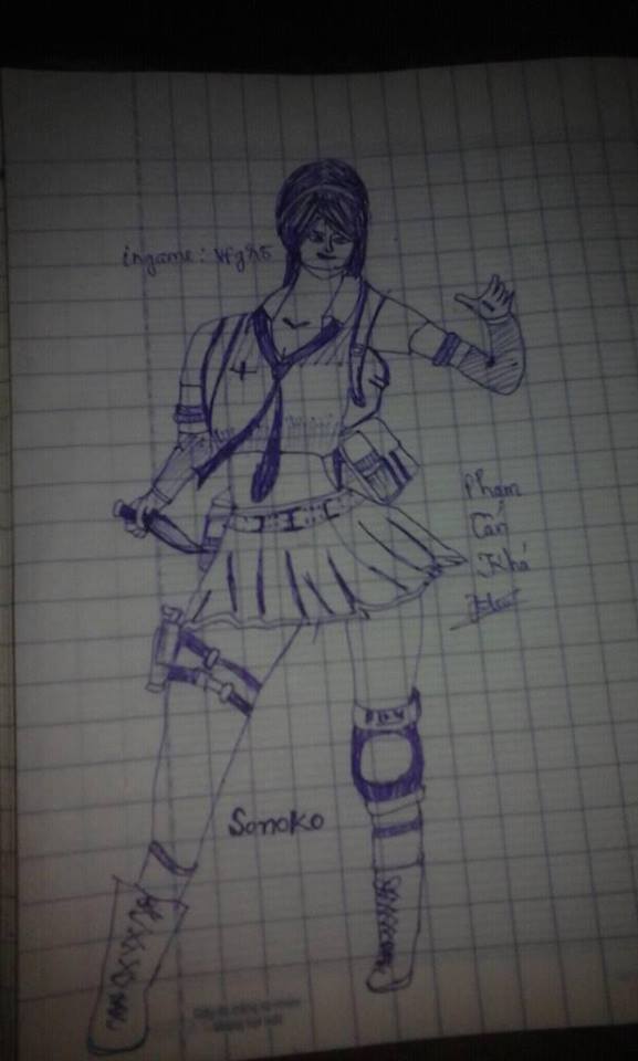 
Sonoko đã bị biến dạng dưới cây bút của “họa sĩ”
