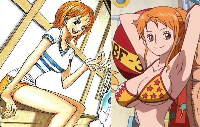 Phong cách vẽ của giới Manga/Anime và sự thay đổi của các nhân vật ...