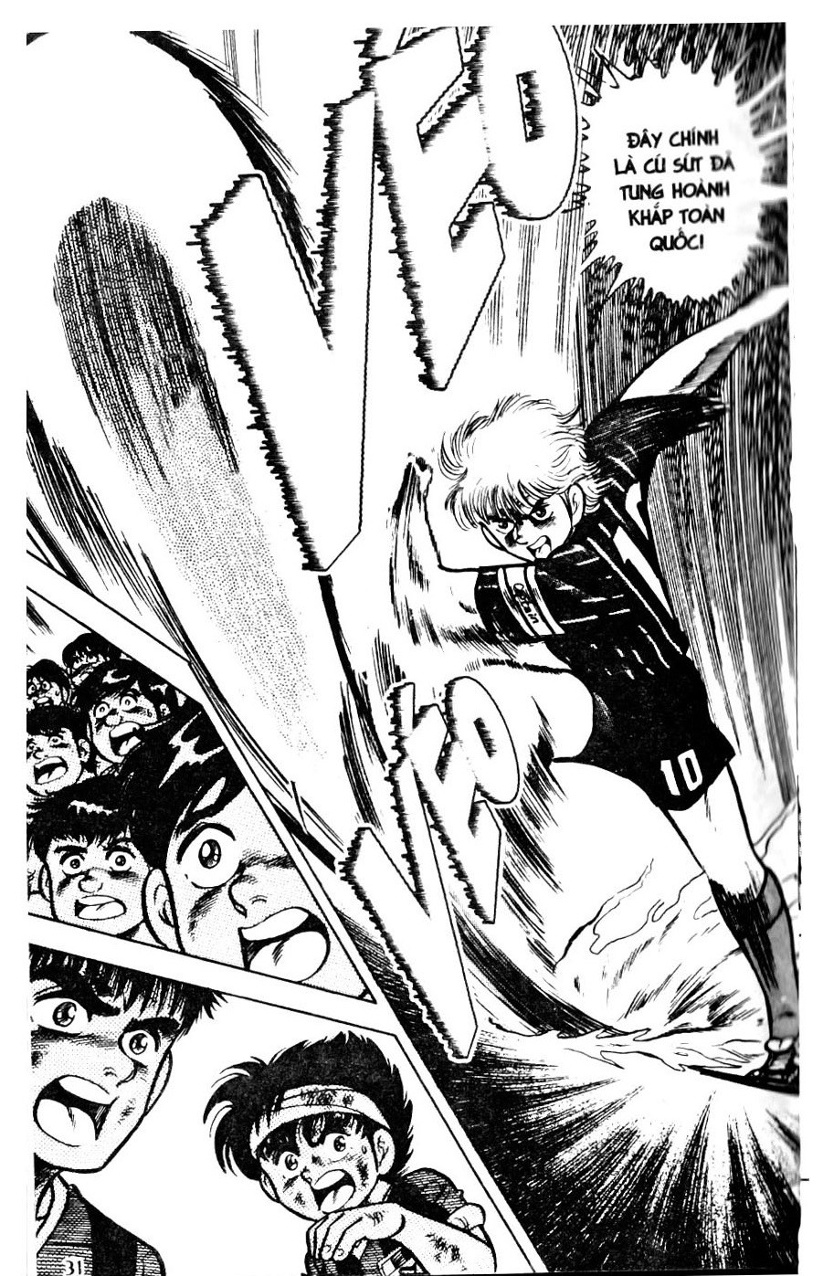  Cú sút phi đạn của Hiro. 