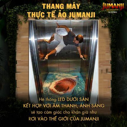 
Bước vào thang máy, là bạn sẽ bước vào thế giới Jumanji
