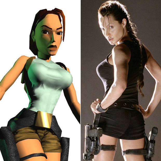 
Từng đường nét cơ thể, mắt môi đều khớp với tạo hình Lara trong game
